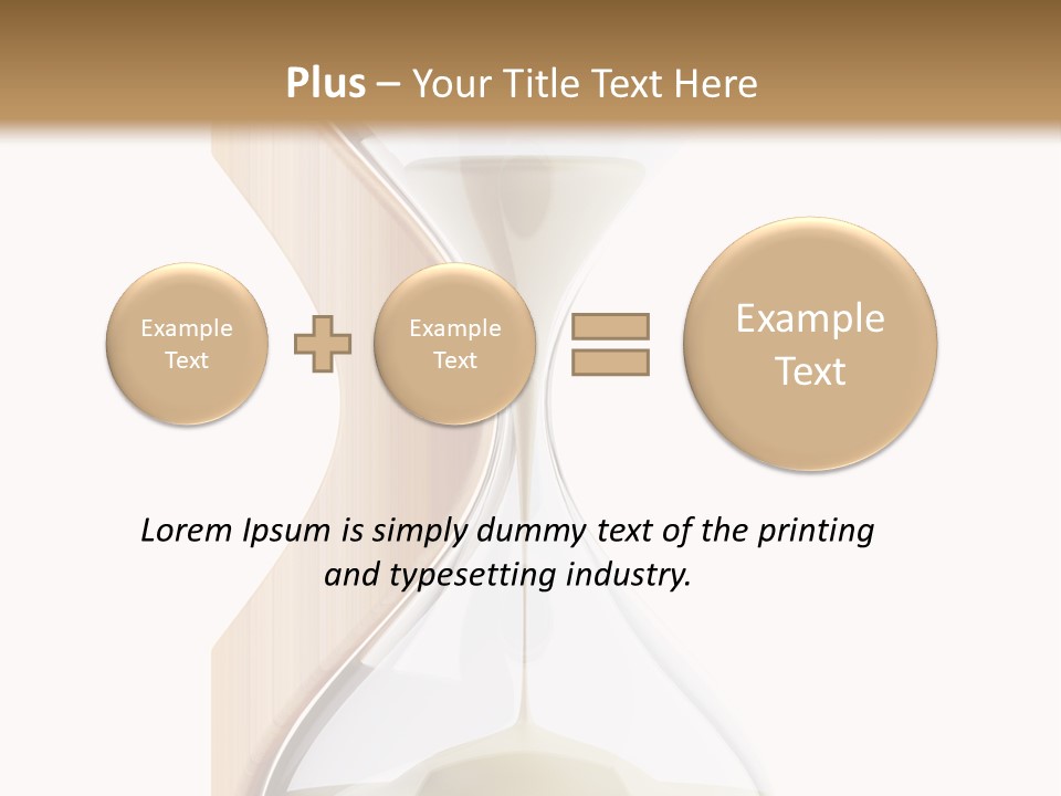 Wood Time Is Money Watch PowerPoint Template