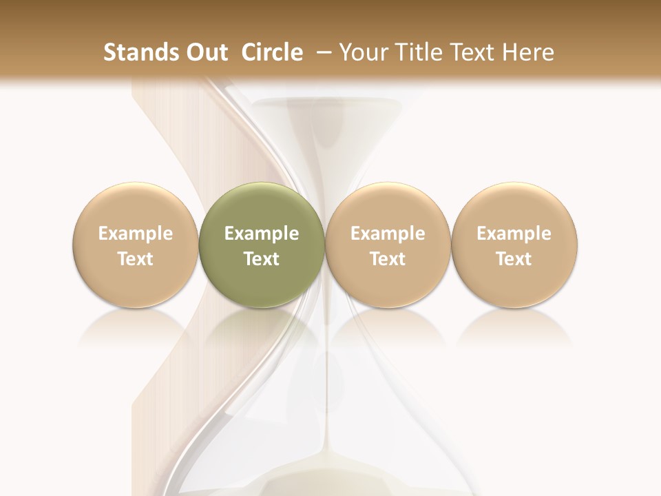 Wood Time Is Money Watch PowerPoint Template