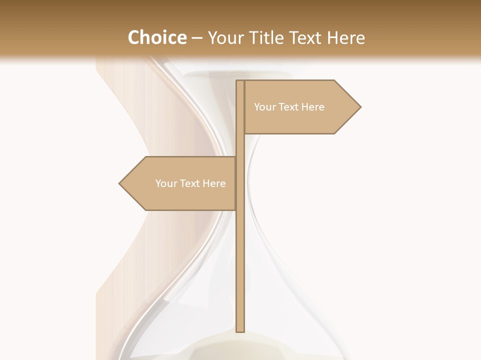 Wood Time Is Money Watch PowerPoint Template