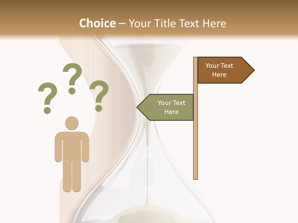 Wood Time Is Money Watch PowerPoint Template