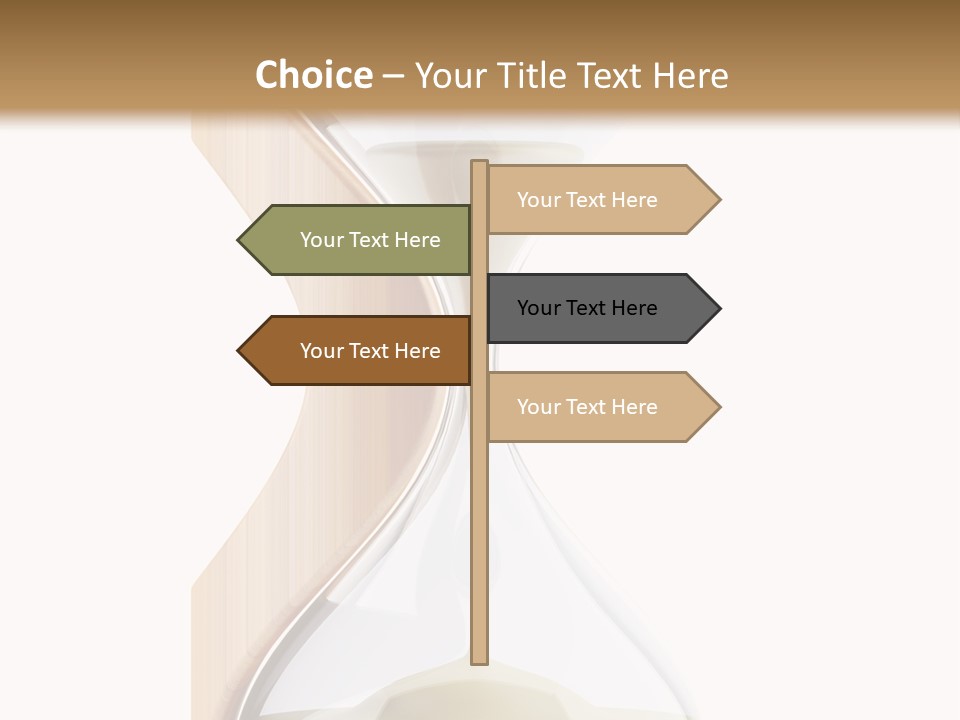 Wood Time Is Money Watch PowerPoint Template