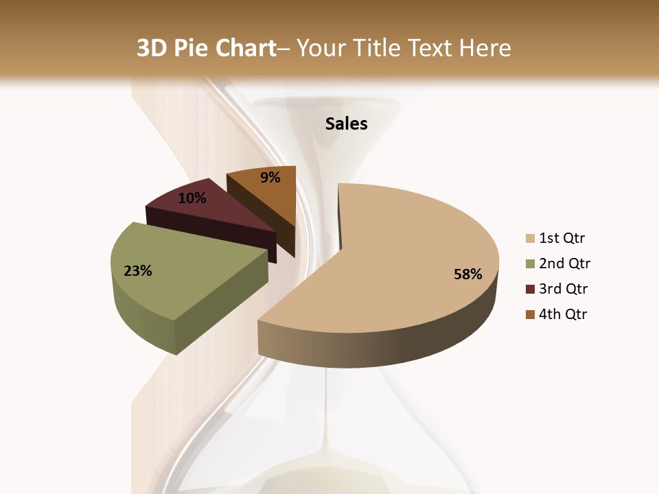 Wood Time Is Money Watch PowerPoint Template