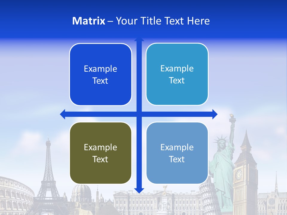 Rome Conceptual Tower PowerPoint Template
