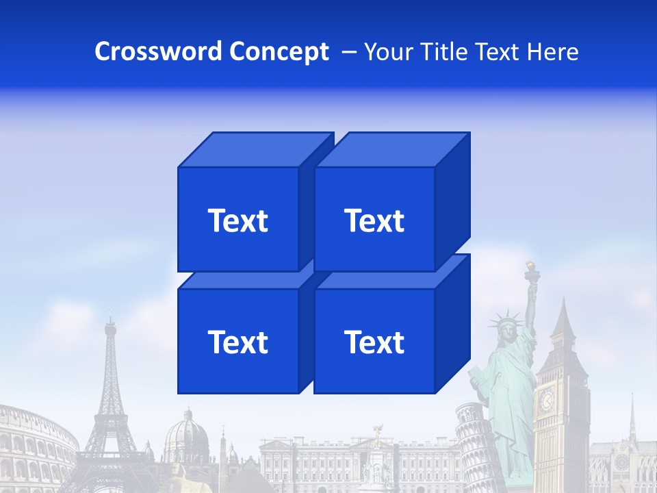 Rome Conceptual Tower PowerPoint Template