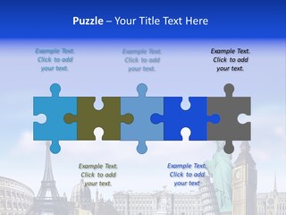 Rome Conceptual Tower PowerPoint Template