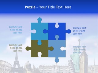 Rome Conceptual Tower PowerPoint Template