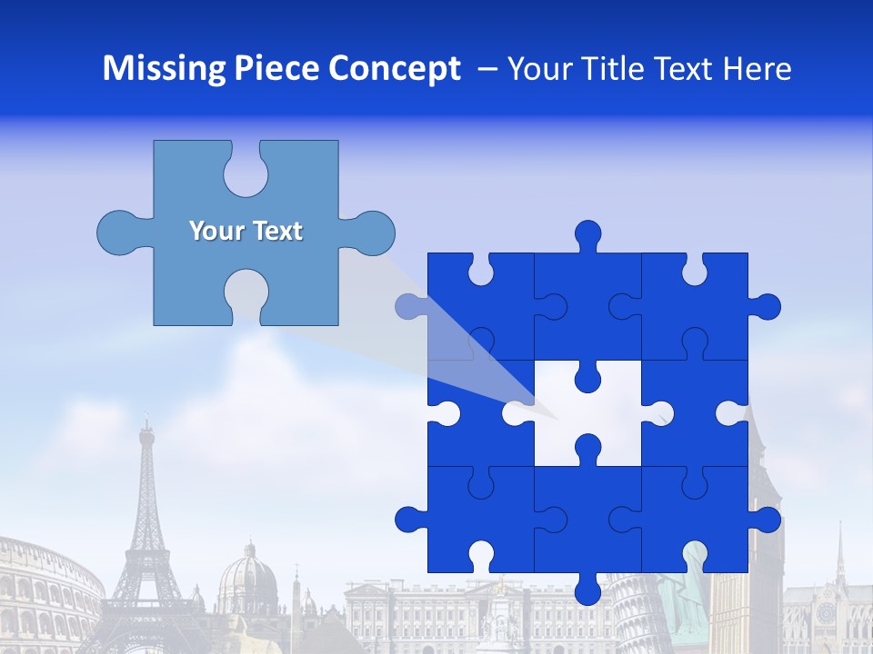 Rome Conceptual Tower PowerPoint Template