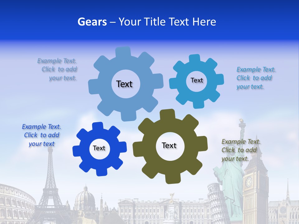 Rome Conceptual Tower PowerPoint Template