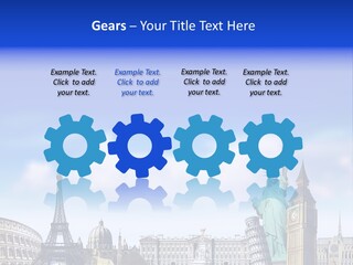 Rome Conceptual Tower PowerPoint Template