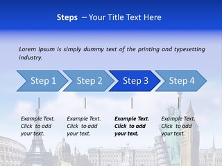 Rome Conceptual Tower PowerPoint Template