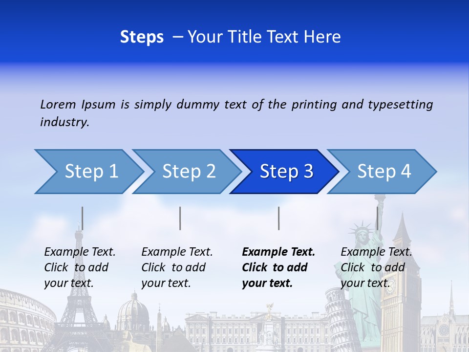 Rome Conceptual Tower PowerPoint Template