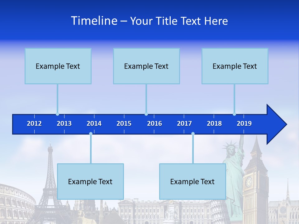 Rome Conceptual Tower PowerPoint Template