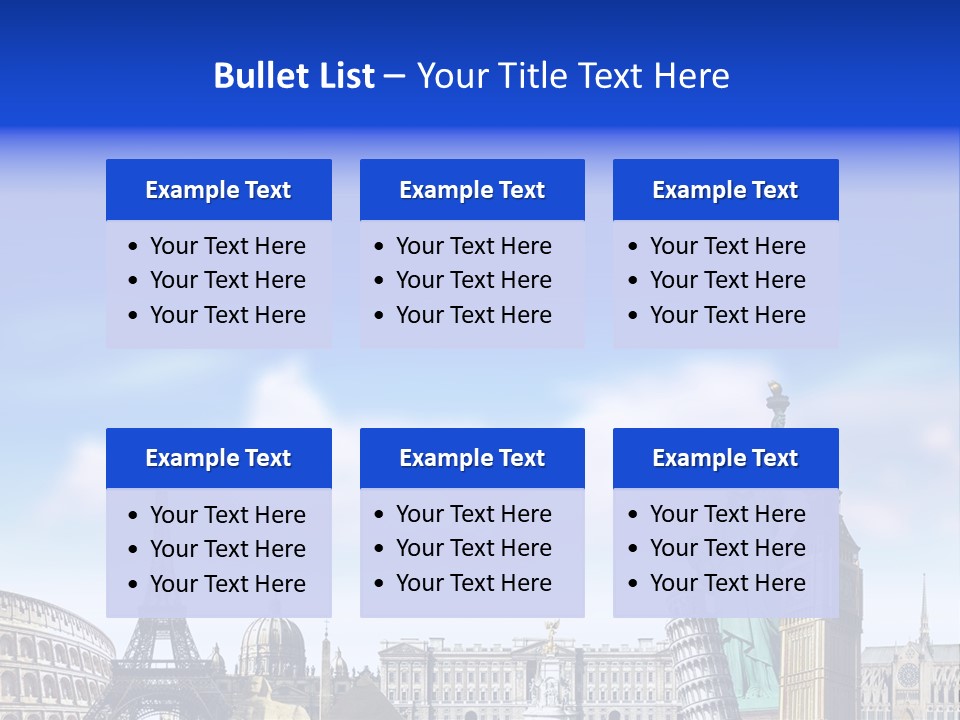 Rome Conceptual Tower PowerPoint Template