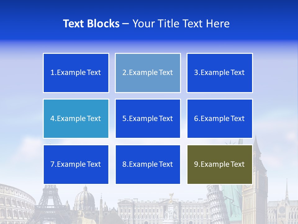 Rome Conceptual Tower PowerPoint Template
