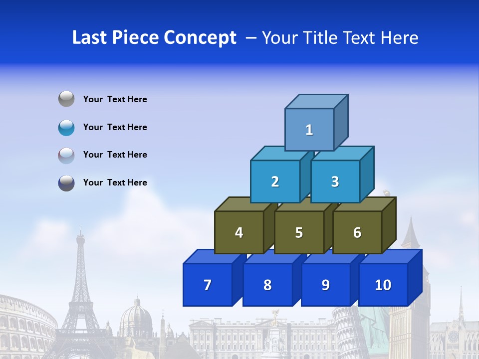 Rome Conceptual Tower PowerPoint Template