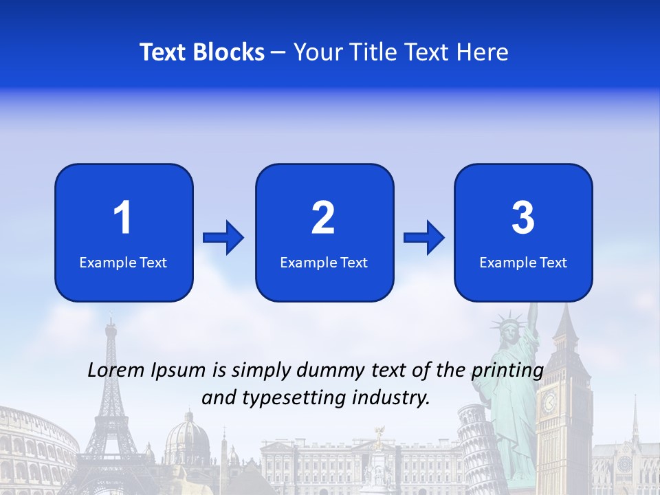 Rome Conceptual Tower PowerPoint Template