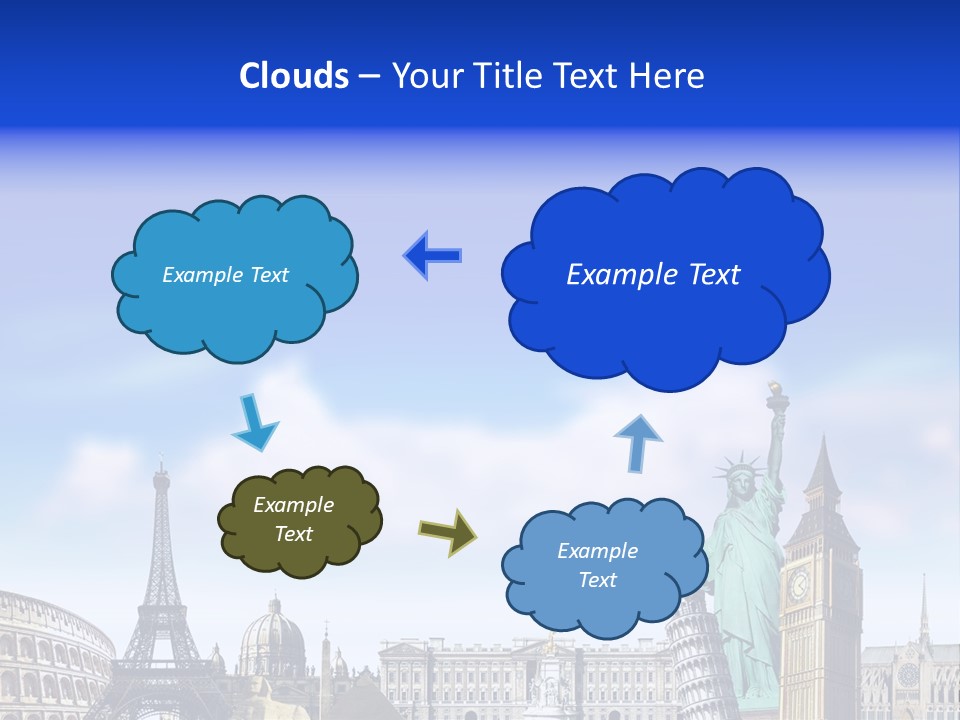 Rome Conceptual Tower PowerPoint Template