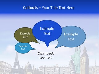 Rome Conceptual Tower PowerPoint Template