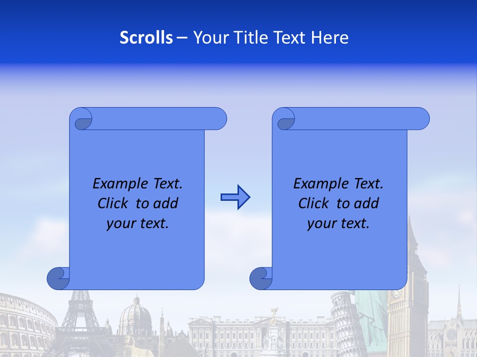 Rome Conceptual Tower PowerPoint Template