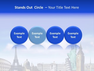 Rome Conceptual Tower PowerPoint Template