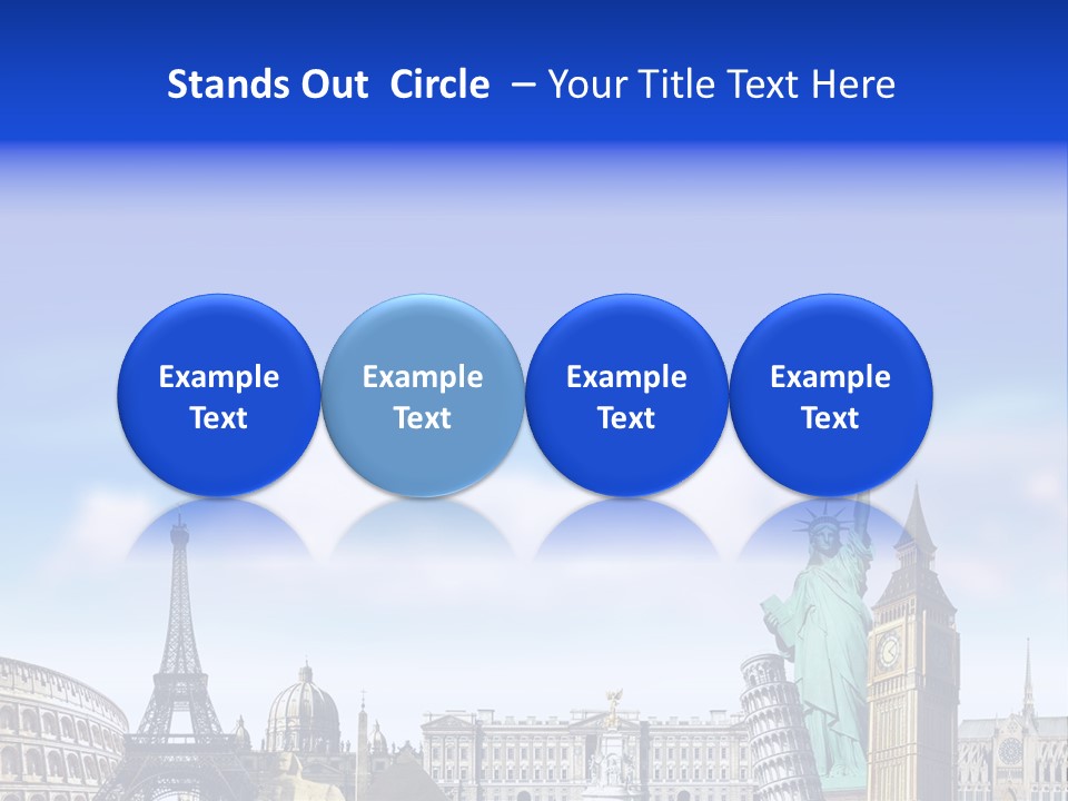 Rome Conceptual Tower PowerPoint Template