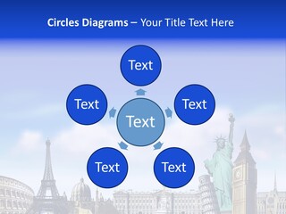 Rome Conceptual Tower PowerPoint Template