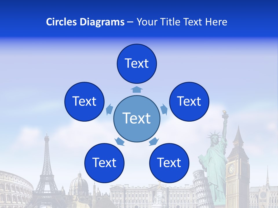 Rome Conceptual Tower PowerPoint Template