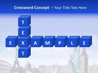 Rome Conceptual Tower PowerPoint Template