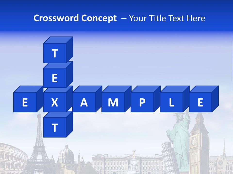Rome Conceptual Tower PowerPoint Template