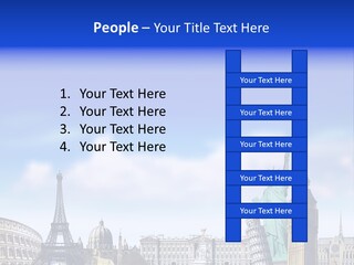 Rome Conceptual Tower PowerPoint Template