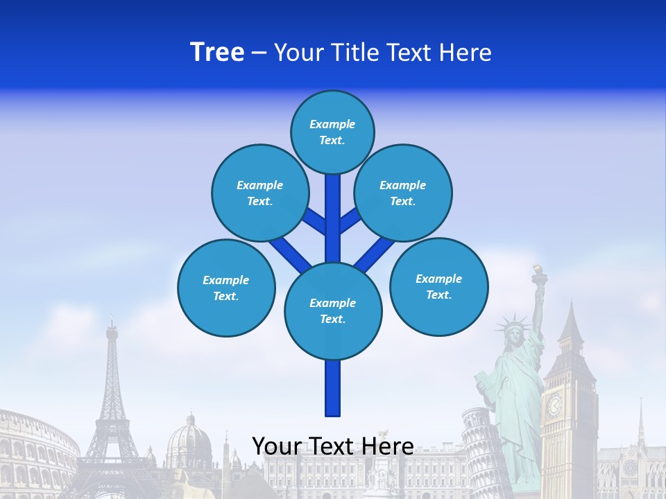 Rome Conceptual Tower PowerPoint Template