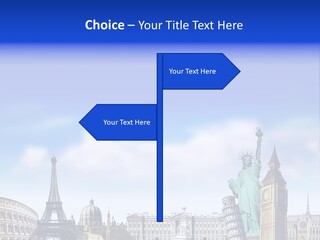 Rome Conceptual Tower PowerPoint Template