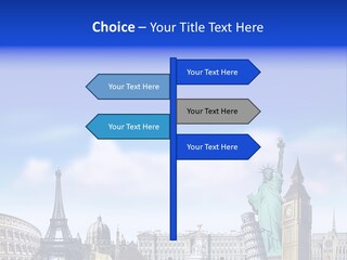 Rome Conceptual Tower PowerPoint Template