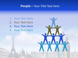 Rome Conceptual Tower PowerPoint Template