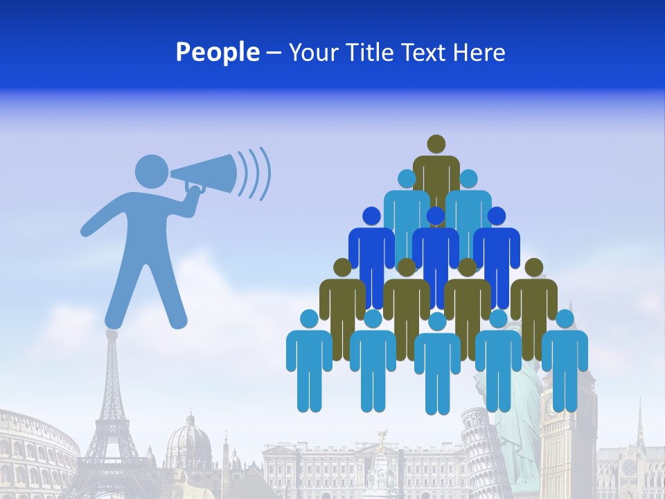 Rome Conceptual Tower PowerPoint Template