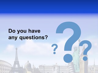 Rome Conceptual Tower PowerPoint Template