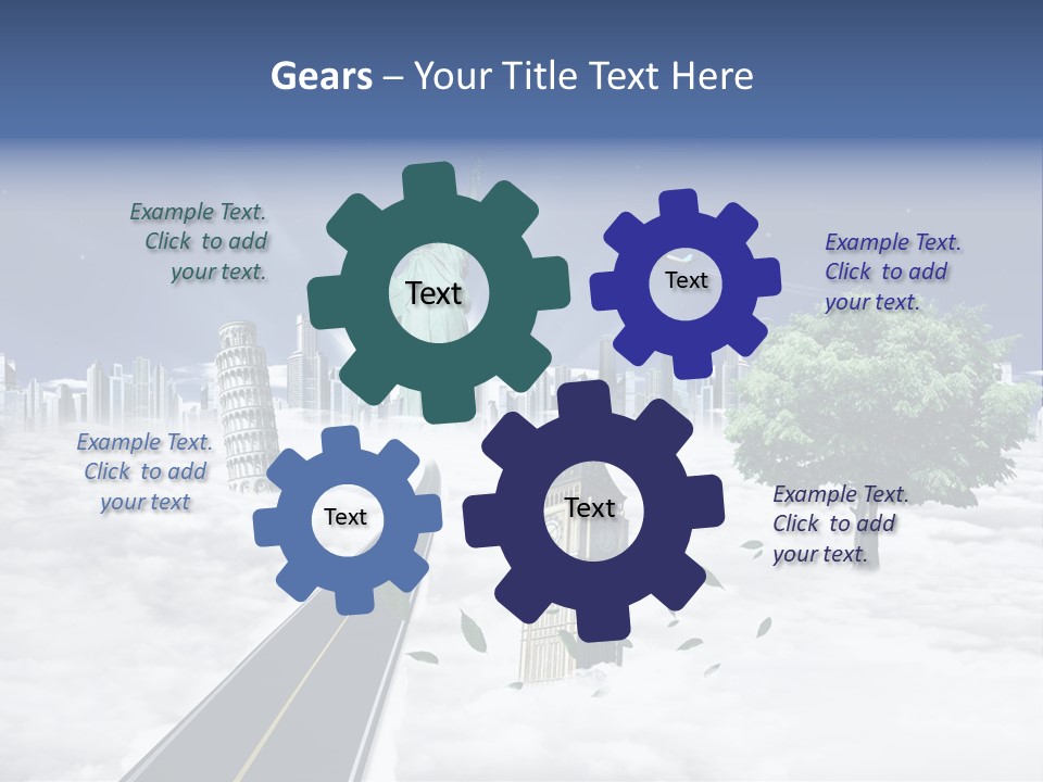 Old Famous Tourism PowerPoint Template