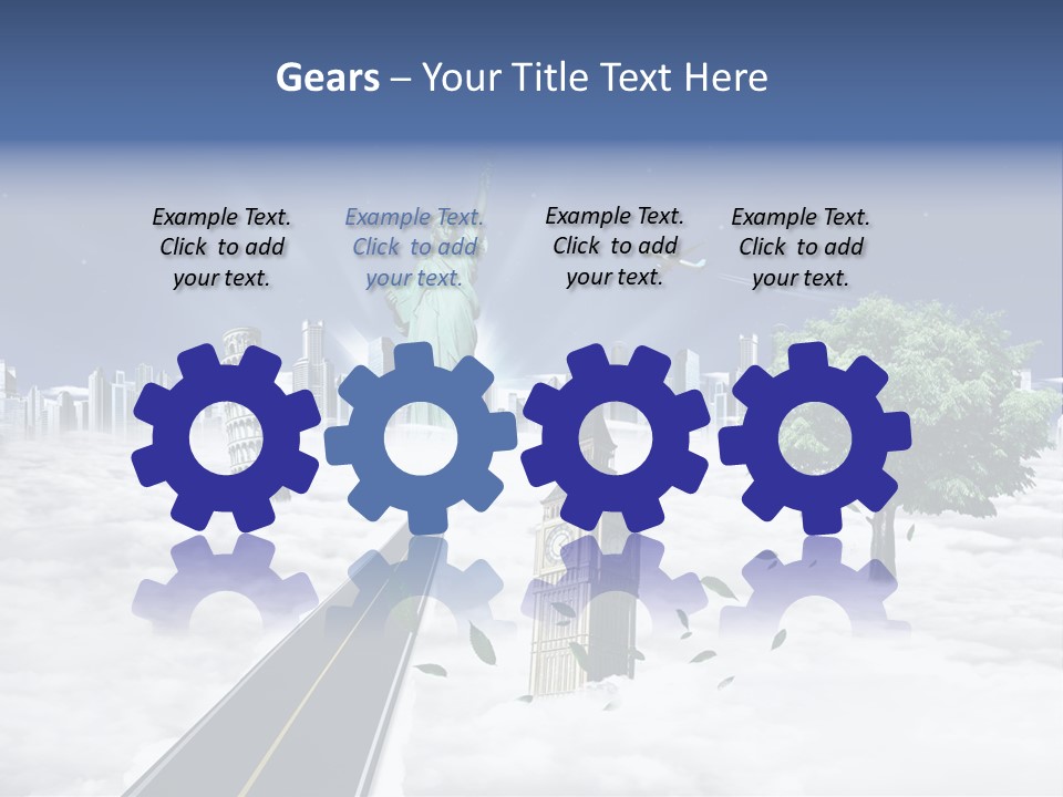 Old Famous Tourism PowerPoint Template