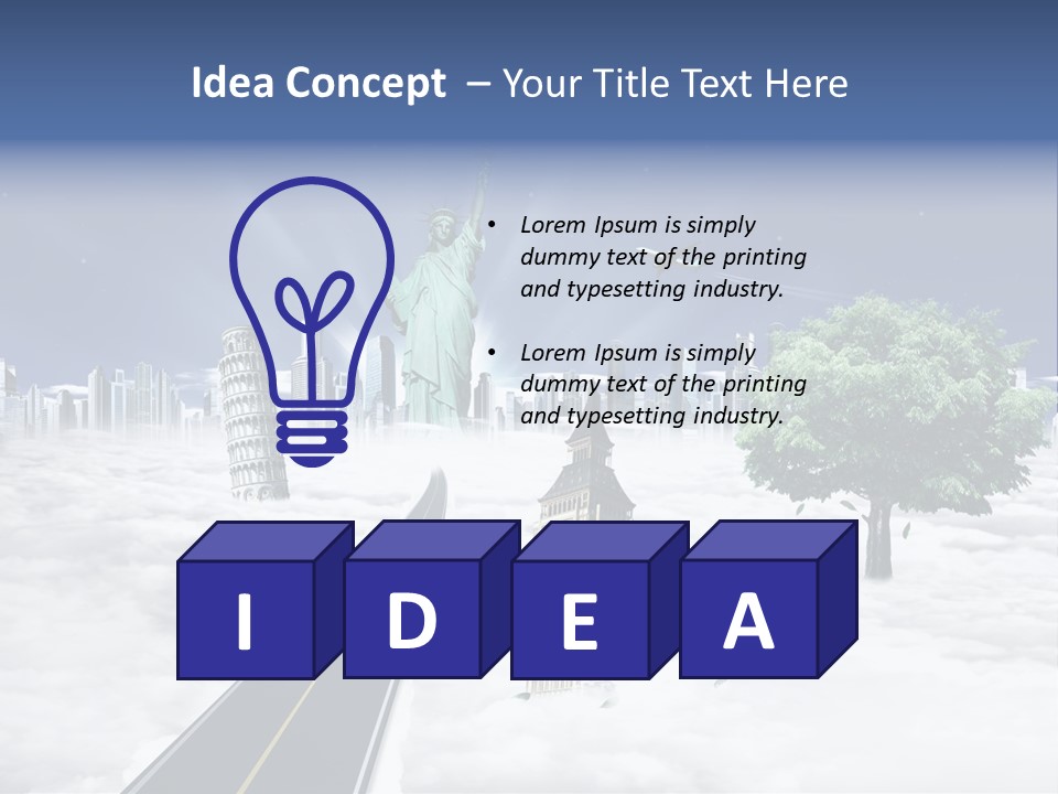 Old Famous Tourism PowerPoint Template