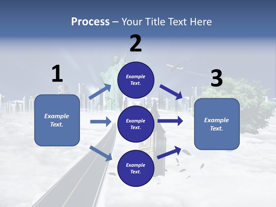 Old Famous Tourism PowerPoint Template
