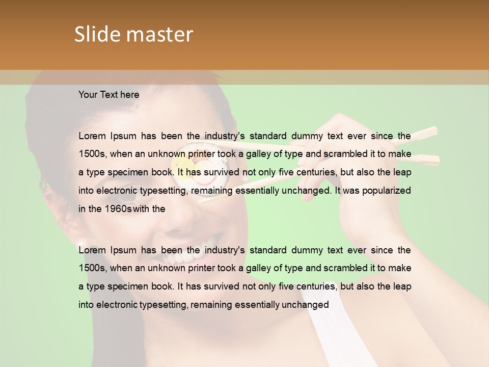 Meal Young Food PowerPoint Template