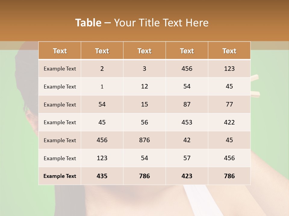 Meal Young Food PowerPoint Template