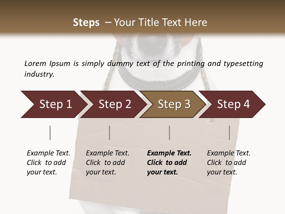 Paper Animal Beautiful PowerPoint Template