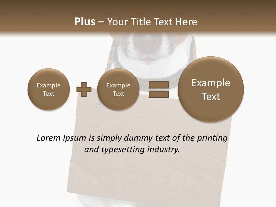 Paper Animal Beautiful PowerPoint Template