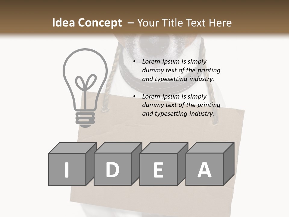 Paper Animal Beautiful PowerPoint Template