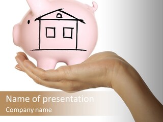 Bank Mortgage Human PowerPoint Template