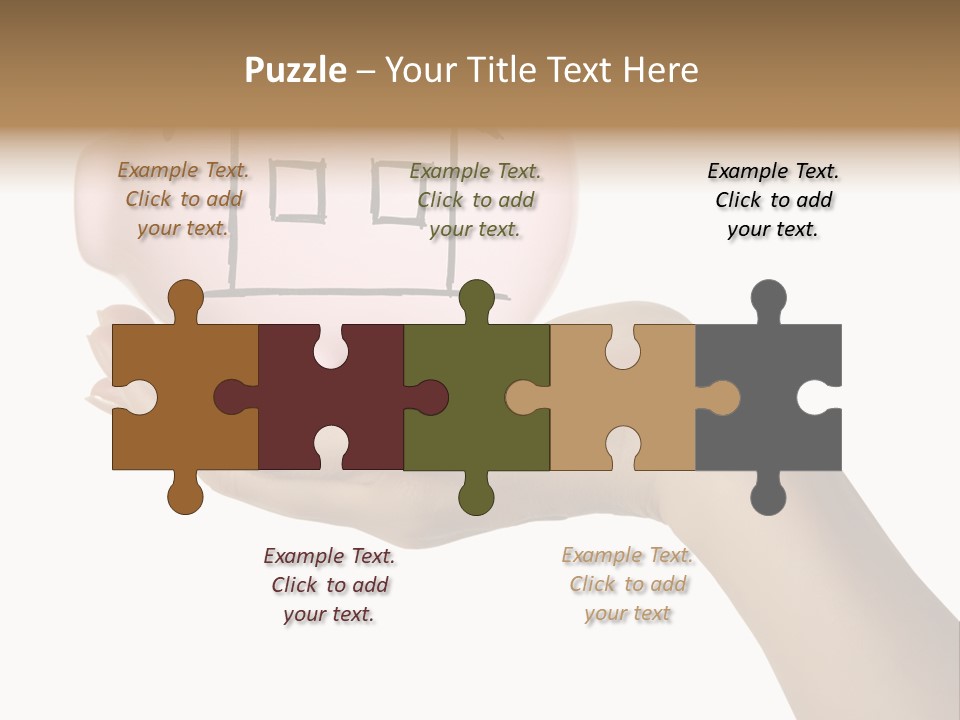 Bank Mortgage Human PowerPoint Template