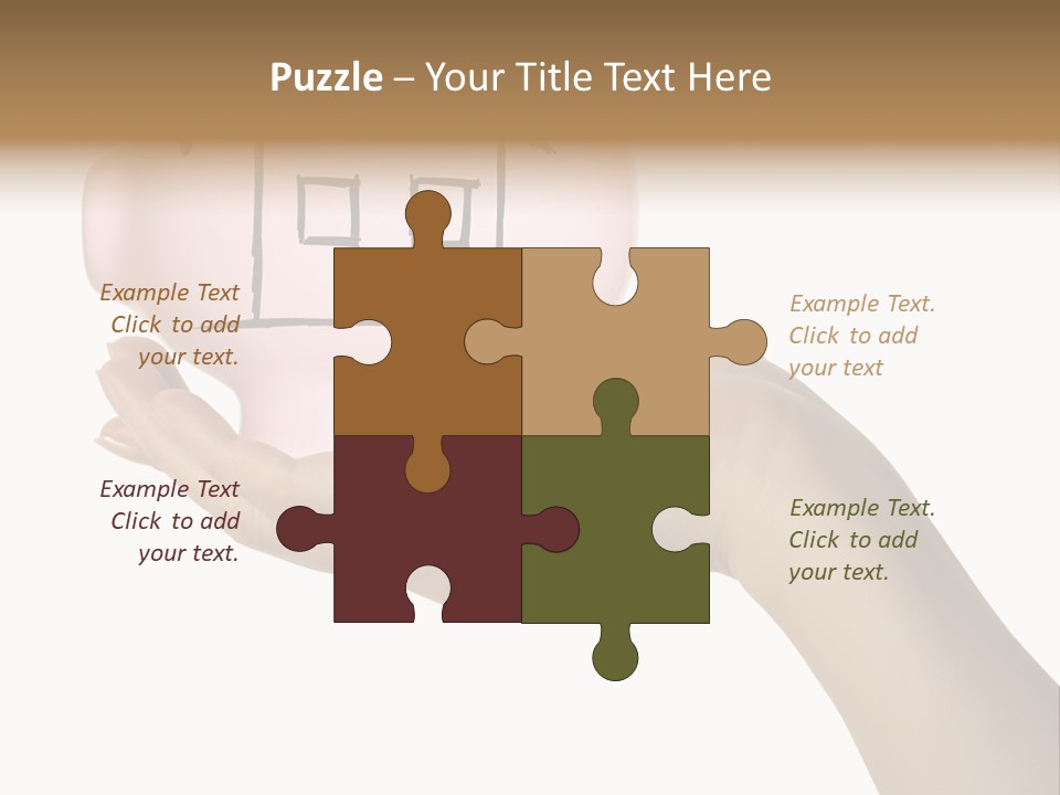 Bank Mortgage Human PowerPoint Template