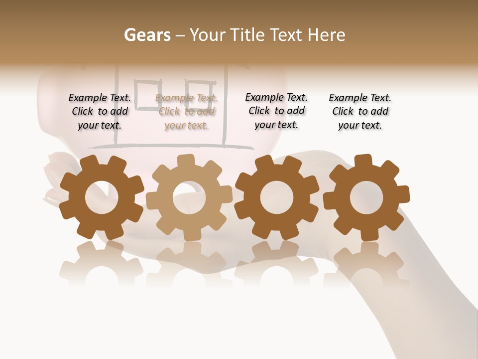 Bank Mortgage Human PowerPoint Template