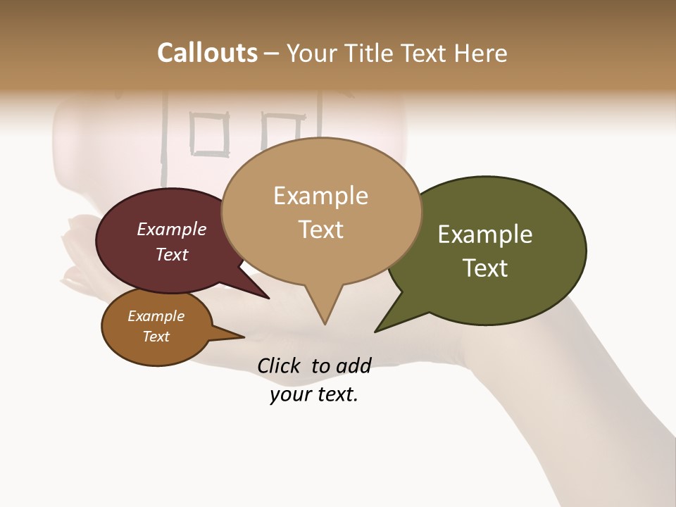 Bank Mortgage Human PowerPoint Template